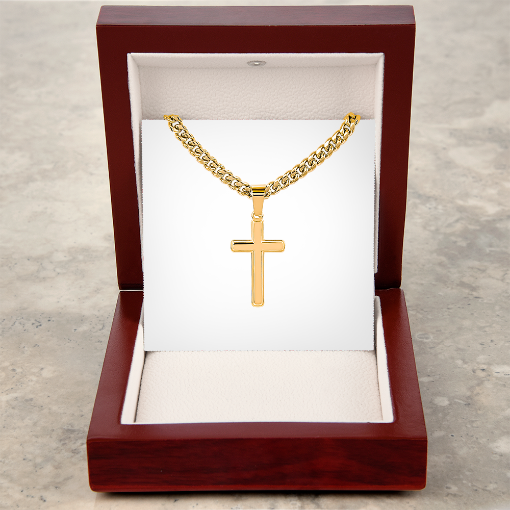 Artisan Cross - Cuban Link Chain